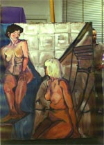 Painting – 6ft x 5ft - Richard Jones (in background)