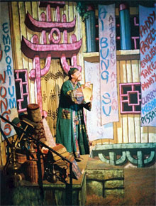 Harlow Playhouse. Aladdin Design - Malvern Hostick Copyright ©. Patrick Walker.