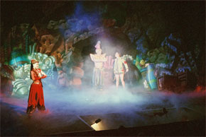 Harlow Playhouse. Aladdin Design - Malvern Hostick Copyright ©. Phoebe Tait. John Middleton. Stevie Doherty.