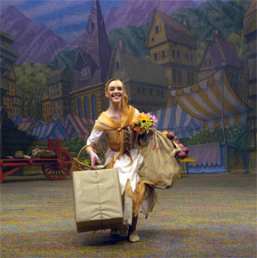 Sophie Barker. Harlow Playhouse. Cinderella Design - Malvern Hostick Copyright ©.