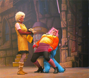 Harlow Playhouse. Cinderella Design - Malvern Hostick Copyright ©.