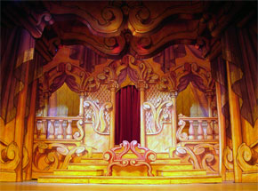 Harlow Playhouse. Cinderella Design - Malvern Hostick Copyright ©.