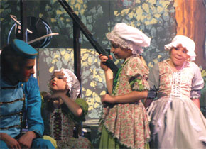 Harlow Playhouse. Cinderella Design - Malvern Hostick Copyright ©. Martyn Odell.