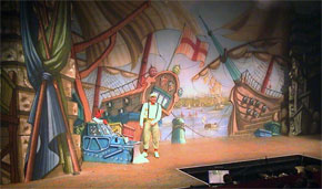 Harlow Playhouse. Dick Whittington Design - Malvern Hostick Copyright ©.  Jason Thorpe.