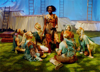 Harlow Playhouse. A Midsummer Nights Dream Design - Malvern Hostick Copyright ©. 