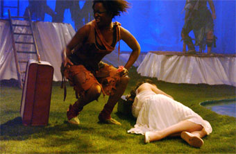 Harlow Playhouse. A Midsummer Nights Dream Design - Malvern Hostick Copyright ©.