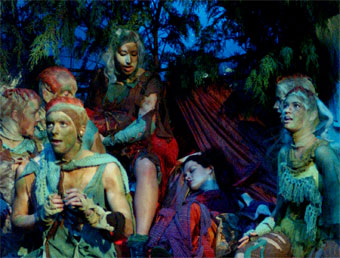 Harlow Playhouse. A Midsummer Nights Dream Design - Malvern Hostick Copyright ©.