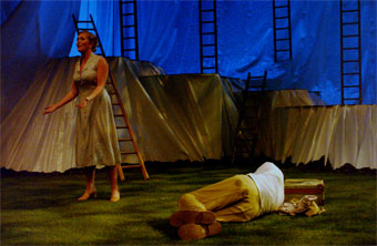 Harlow Playhouse. A Midsummer Nights Dream Design - Malvern Hostick Copyright ©.