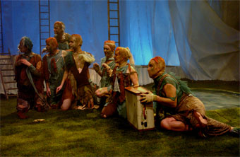 Harlow Playhouse. A Midsummer Nights Dream Design - Malvern Hostick Copyright ©.