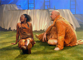 Harlow Playhouse. A Midsummer Nights Dream Design - Malvern Hostick Copyright ©.