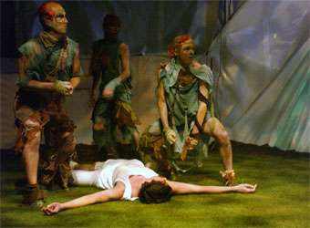 Harlow Playhouse. A Midsummer Nights Dream Design - Malvern Hostick Copyright ©.