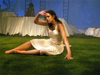 Harlow Playhouse. A Midsummer Nights Dream Design - Malvern Hostick Copyright ©. Katie Barker Dale.