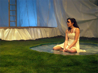 Harlow Playhouse. A Midsummer Nights Dream Design - Malvern Hostick Copyright ©. Katie Barker Dale.