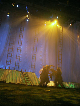 Harlow Playhouse. A Midsummer Nights Dream Design - Malvern Hostick Copyright ©. 