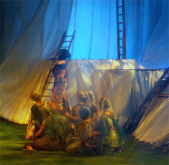 Harlow Playhouse. A Midsummer Nights Dream Design - Malvern Hostick Copyright ©. 