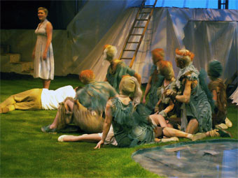 Harlow Playhouse. A Midsummer Nights Dream Design - Malvern Hostick Copyright ©. 