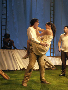 Harlow Playhouse. A Midsummer Nights Dream Design - Malvern Hostick Copyright ©. 