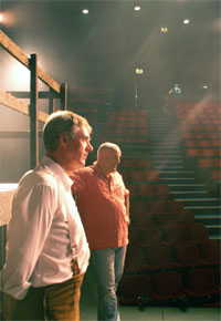 Harlow Playhouse. Oliver Design - Malvern Hostick Copyright ©. Performance. Laurence Sach. Tom McArthur.