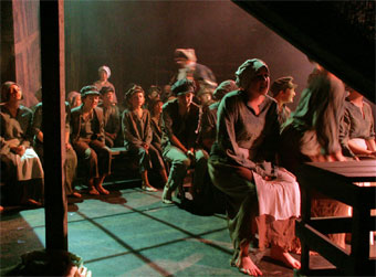 Harlow Playhouse. Oliver Design - Malvern Hostick Copyright ©. Performance. Workhouse.