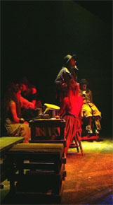 Harlow Playhouse. Oliver Design - Malvern Hostick Copyright ©. Performance. The Three Cripples.