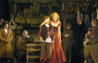 Harlow Playhouse. Oliver Design - Malvern Hostick Copyright ©. Performance. The Thieves' Kitchen. 'Its a Fine Life'.