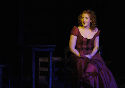 Harlow Playhouse. Oliver Design - Malvern Hostick Copyright ©. Performance. The Three Cripples. Hannah Johnson.