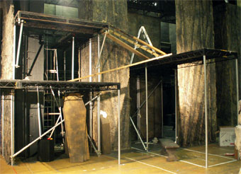 Harlow Playhouse. Oliver Design - Malvern Hostick Copyright ©. Construction.