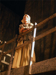 Harlow Playhouse. Oliver Design - Malvern Hostick Copyright ©. Technical rehearsal.
