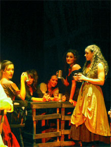 Harlow Playhouse. Oliver Design - Malvern Hostick Copyright ©. Technical rehearsal.