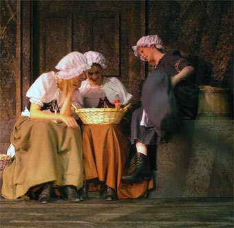 Harlow Playhouse. Oliver Design - Malvern Hostick Copyright ©. Technical rehearsal.