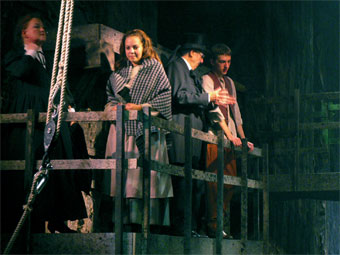 Harlow Playhouse. Oliver Design - Malvern Hostick Copyright ©. Rehearsal.