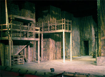 Harlow Playhouse. Design - Malvern Hostick. Oliver.