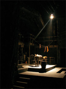 Harlow Playhouse. Design - Malvern Hostick. Oliver. Thieves' Kitchen.