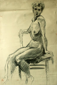 Joan Hargreaves Life Drawing Copyright Malvern Hostick All rights reserved